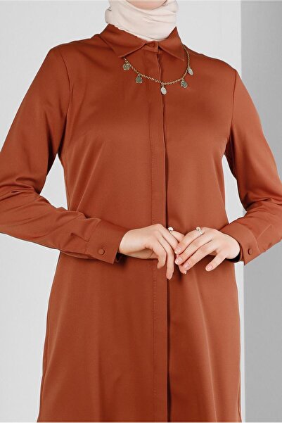 Alvina HIDDEN BUTTONED SIDE SLIT TUNIC 43667
