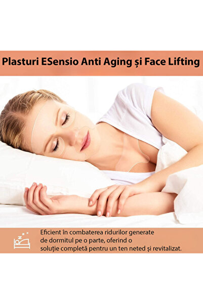 ESensio 11 buc plasturi silicon medical , reducere riduri, revitalizare piele, reutilizabili, 11 buc