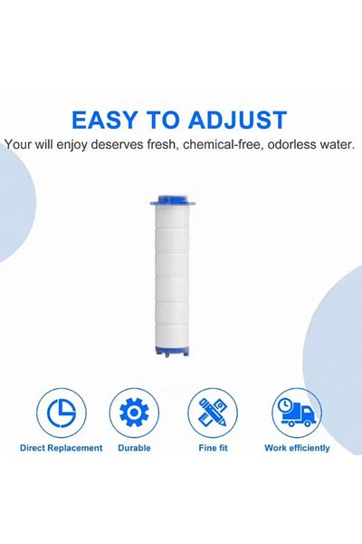 Choice 12 Hand Shower Filters, Set of 12 Replacement Filters for Hard Water, Remove Chlorine and Harmful Su