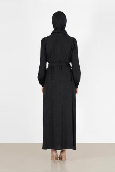 Alvina Φόρεμα με γιακά πουκάμισο και ζώνη μέσης - 42268-1