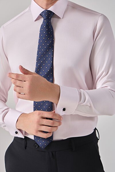 Paşahan Çift Manşetli Comfort Fit Erkek Gömlek