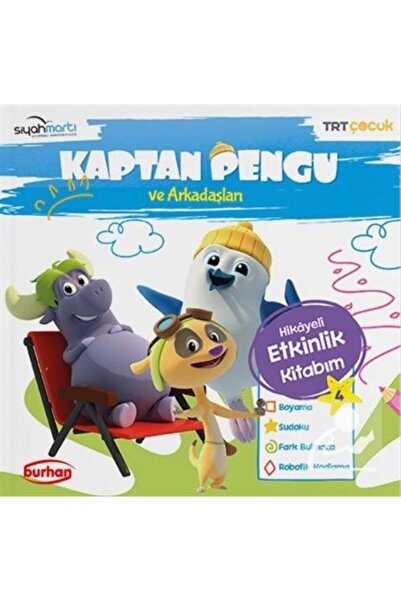Burhan Yayınları Kaptan Pengu Ve Arkadaşları Hikayeli Etkinlik Kitabım 4