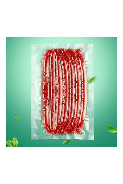 Generic 100 كيس بلاستيكي مفرغ من الهواء لحفظ الطعام، خالٍ من مادة BPA، مقاس 18×25 سم، أكياس بلاستيك مفرغ من الهواء لحفظ الطعام