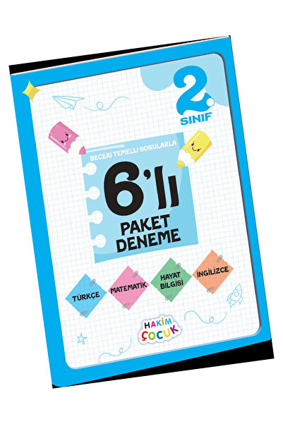 Hakim Yayınları 2. Sınıf Beceri Temelli Sorularla 6 Lı Paket Deneme