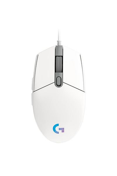 logitech G102 Lightsync White 910- 005824   8000Dpi 6 Key Optical Rgb White Wired Gaming Mouse