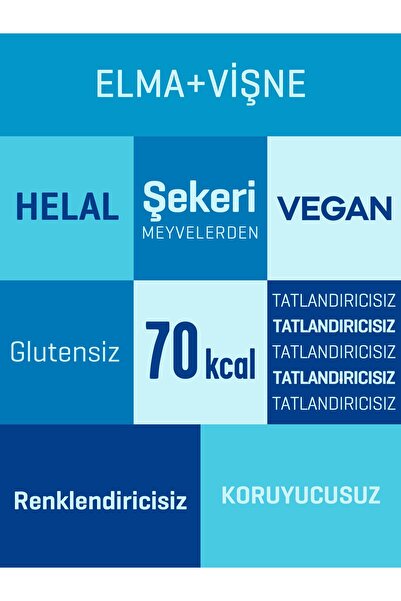 mixmey Vişne Meyve Barı 24 Adet | Sağlıklı Atıştırmalıklar – Vegan, Glutensiz, Koruyucusuz (20GR X 24 ADET)