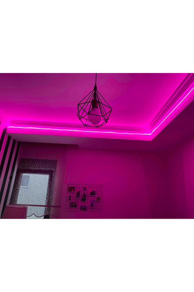 Cata Pembe Renk 12v Neon Led (5 METRE) ECONA