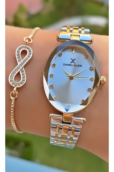 Daniel Klein Marka Rose Gümüş Renk Küçük Kasa Ince Kordon Kadın Kol Saati Bileklik