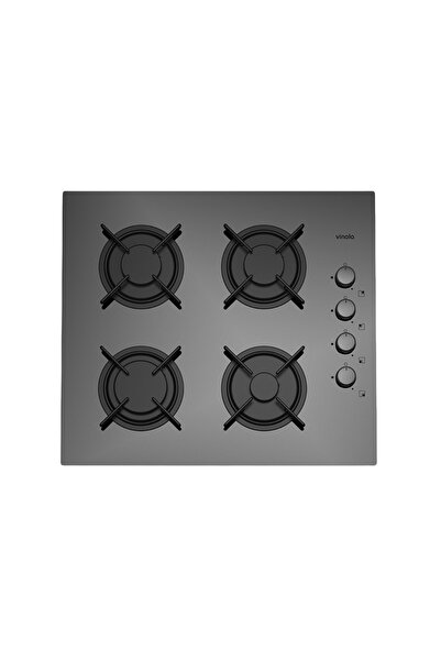 Vinola Dijital Gri Camlı Dokunmatik ve Teleskopik Düğmeli 6+1 Fonksiyon Ankastre Set