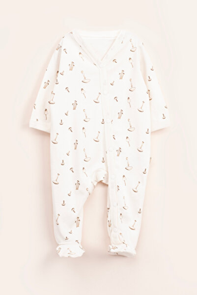 Vauva 2-Piece Snap Jumpsuit Pajamas Long Sleeve Seasonal Baby Kids Printed Jumpsuit