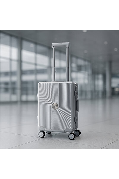 Monnat ALC-625 ALUMİNYUM ÇERÇEVELİ GÜMÜŞ POLİPROPILEN KIRILMAZ//SESSİZ TEKER ...