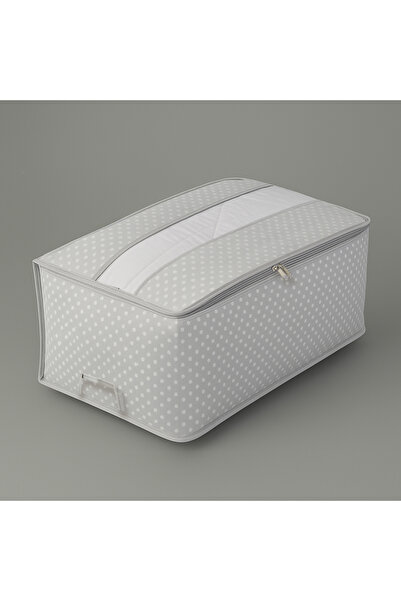 Genel Markalar Baza Altı Şeffaf Detaylı Mega Boy Hurç - Gri - 74x46x22 cm
