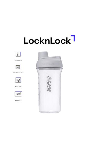 locknlock Tritan Shake It Bottle Pro 850ml -Light Grey