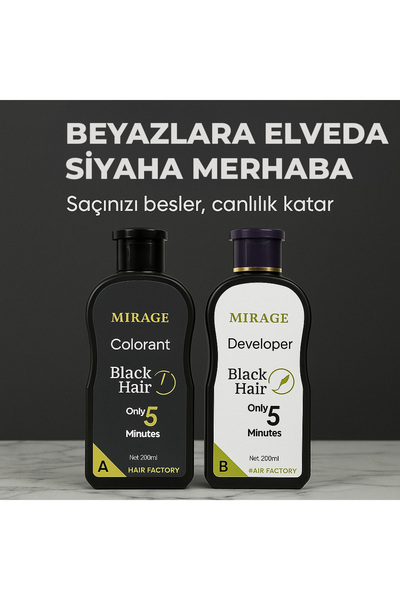 Mirage Siyah Saç Şampuanı