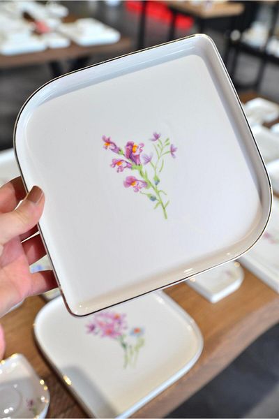 şirin eşyalarım Lilian Spring 46 Piece Porcelain Breakfast Set