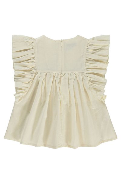 Pierre Cardin Girl's Shirt 6-9 Years Ecru