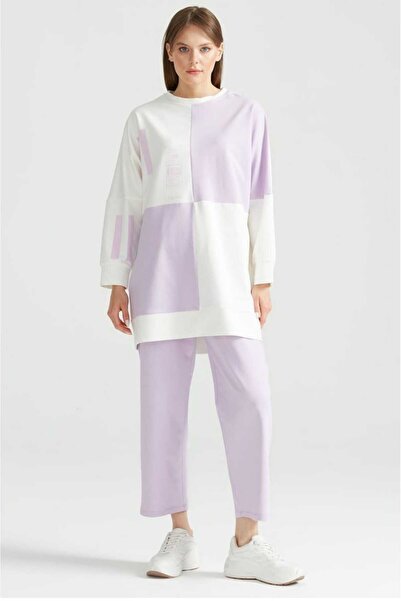 Genel Markalar Çapraz Renk Bloklu Sweat Tunik Qks 1250,01 #22-09#