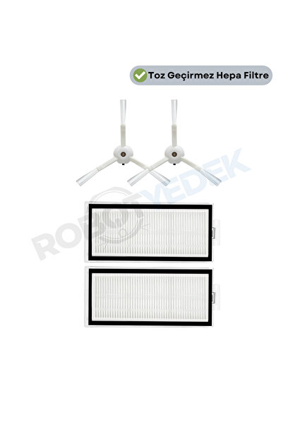 robotyedek Roborock Q8 Max/Q8 Plus - alb, compatibil cu 4 bucăți de filtru de...