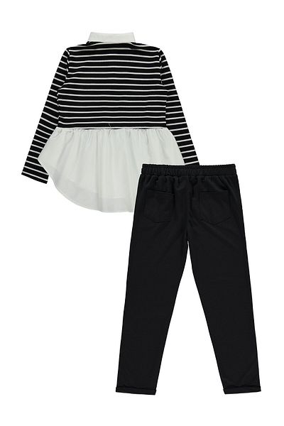 Civil Girls 10-13 Years Old Girl's Black Suit Set