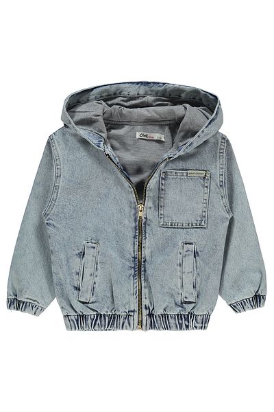 Civil Girls Girl's Hooded Jacket 2-5 Years Old Light Blue