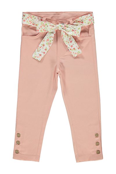 Civil Girls 2-5 Years Old Girl's Salmon Color Trousers