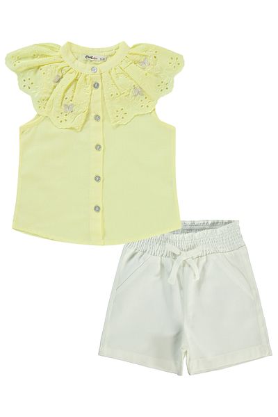 Civil Girls 2-5 Years Old Girl's Yellow Suit Set