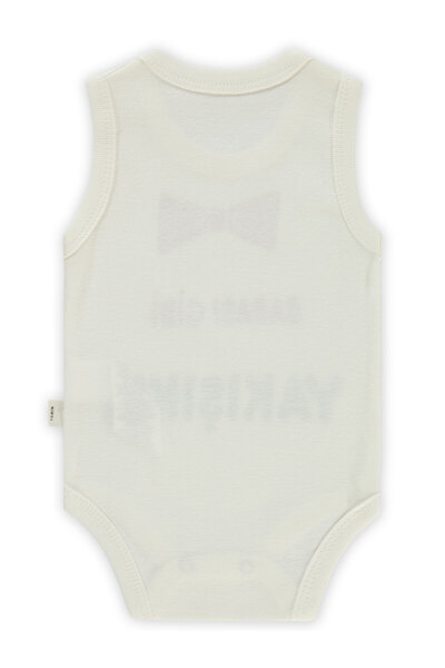 Civil Baby Baby Boy Snap Badi 1-36 Months Ecru