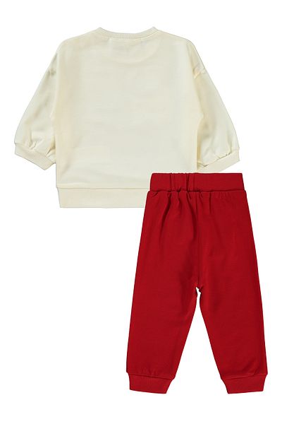 Hello Kitty Baby Girl Set 6-18 Months Ecru-Red