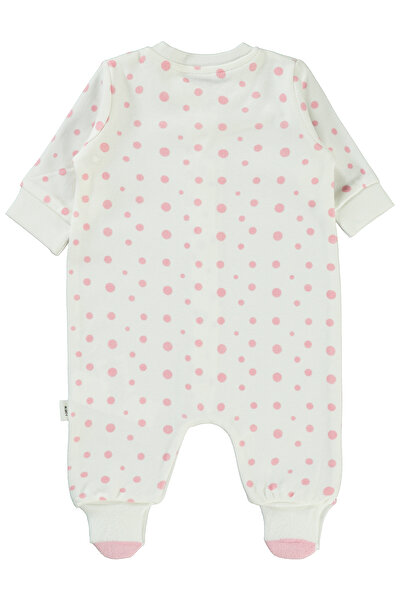 Civil Baby Baby Girl Jumpsuit Without Booties 1-6 Months Ecru