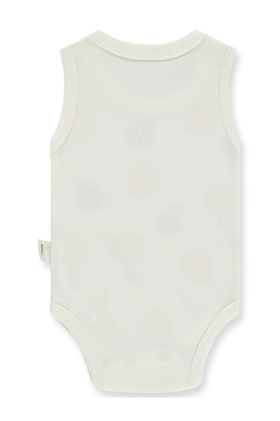 Civil Baby 1-36 Months Ecru Baby Badi - with Snaps