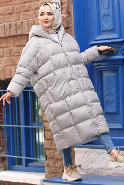 Tesettür Dünyası Nafukovací přikrývka Tsd1186 šedá