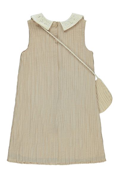 Civil Girls 6-9 Years Old Girl Beige Dress
