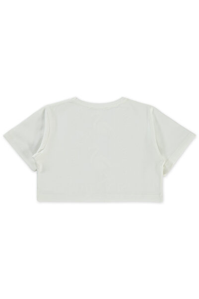 Civil Girls 2-5 Years Girl's Ecru T-Shirt