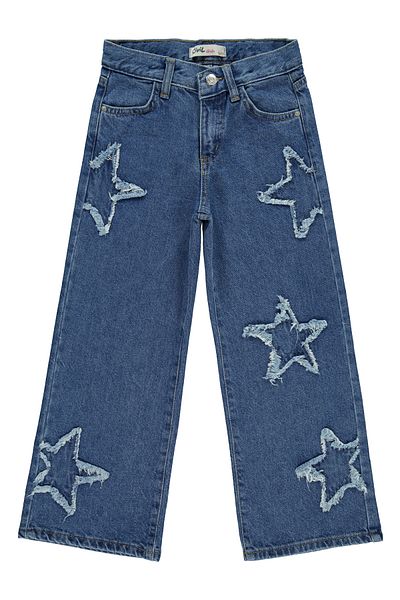 Civil Girls 6-9 Years Old Girl's Blue Pants