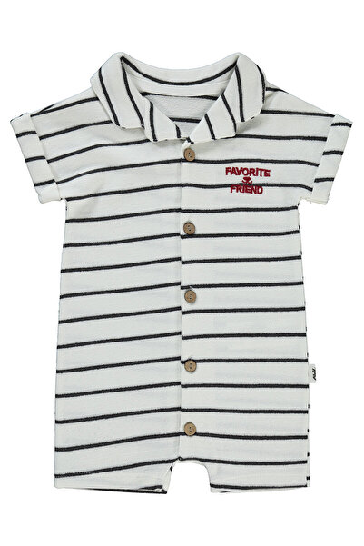 Civil Baby Baby Boy Jumpsuit Without Booties 6-18 Months Ecru