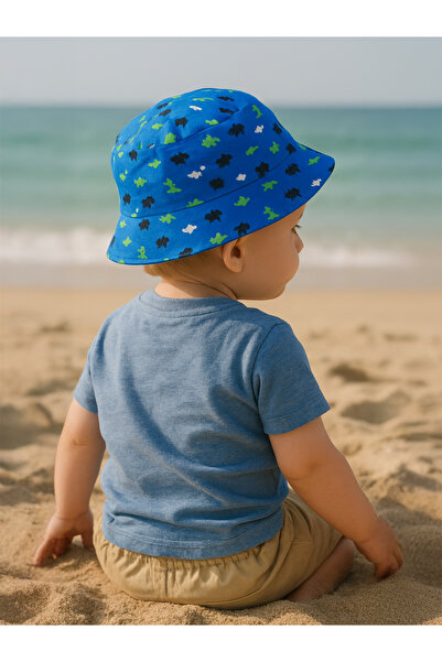 Civil Boys قبعة فيدورا للأولاد من عمر 2 إلى 5 سنوات باللون الأزرق