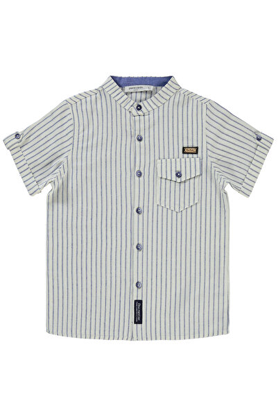 Pierre Cardin Boy's Shirt 10-12 Years Navy Blue