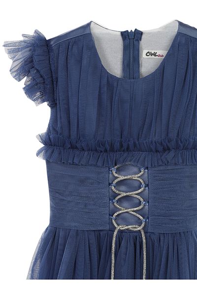 Civil Girls 6-14 Years Old Girl's Indigo Evening Dress