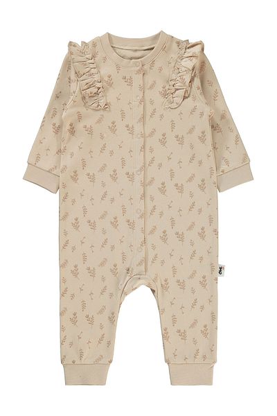 Civil Baby Baby Girl Romper for 6-18 Months - Without Booties and Ivory
