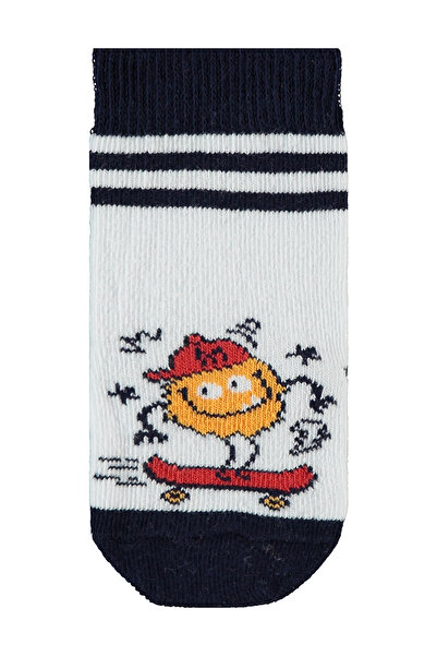 Civil Baby Baby Boy 3-Piece Socks Set 6-18 Months Navy Blue