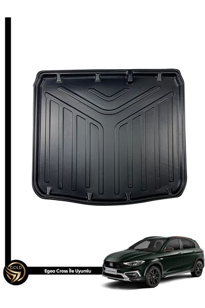 Black Gold Fiat Egea Cross Uyumlu 3D Birebir Uyumlu Bagaj Havuzu Frj