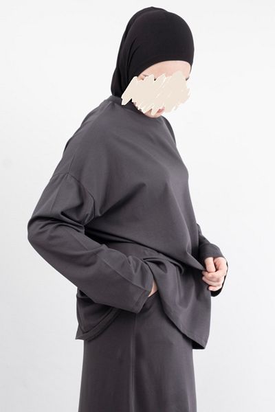 Vauva ΦΑΡΔΙ ΜΑΚΡΥΜΑΝΙΚΟ OVERSIZE TSHIRT 25541