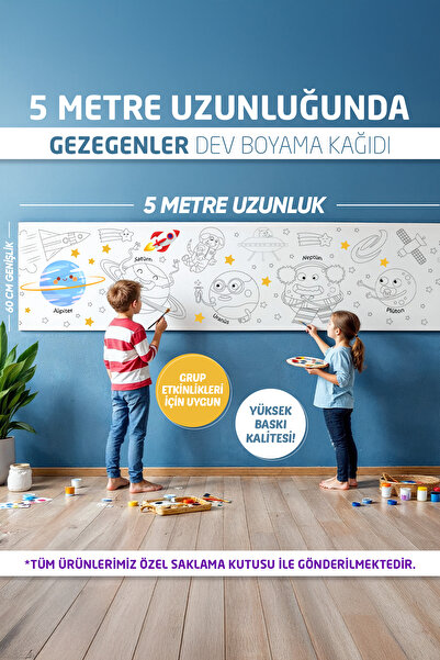 Proll Gezegenler Boyama Kağıdı