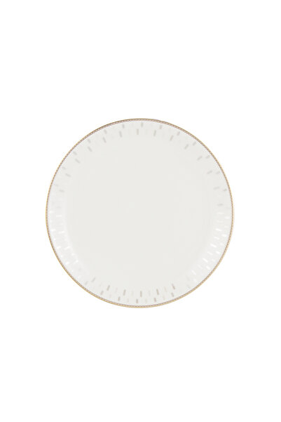 Madame Coco Mabella 6 Kişilik 18 Parça Yemek Takımı - Beyaz/Bej