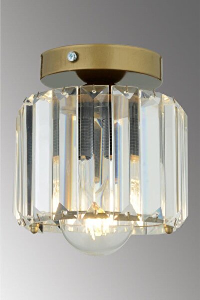 İstanbul Avize Plafonyer Tavan Eskitme Y-10 Kristal Taşlı Avize