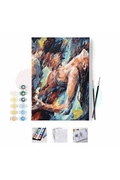 kendinyaphobi Sayılarla Boyama Seti Kasnaklı Aşk Ve Tutku 2 40 X 50 Cm