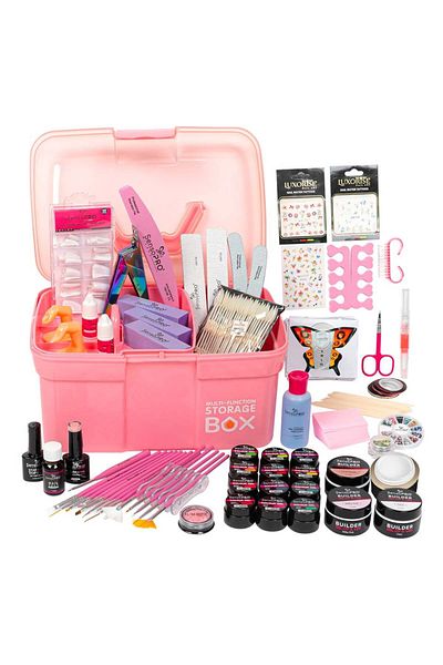 SensoPRO Milano Kit unghii gel fără lampă UV Promoție #07 Cadouri 12 geluri UV și cutie manichiură
