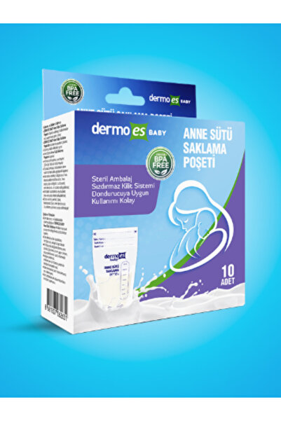 Dermoes Baby Süt Saklama Poşeti 10'lu