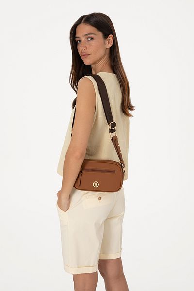 U.S. Polo Assn. Women's Tan Crossbody Bag 50293652-Vr099