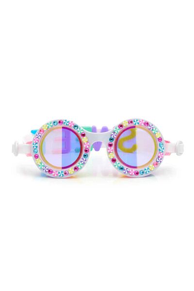 Bling2o شرائط قوس قزح مخططة مشرقة - نظارات سباحة للأطفال